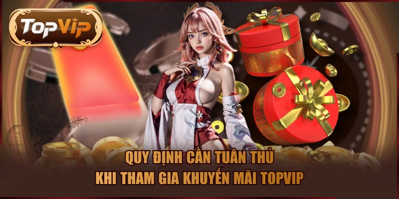 Quy định cần tuân thủ khi tham gia khuyến mãi TOPVIP
